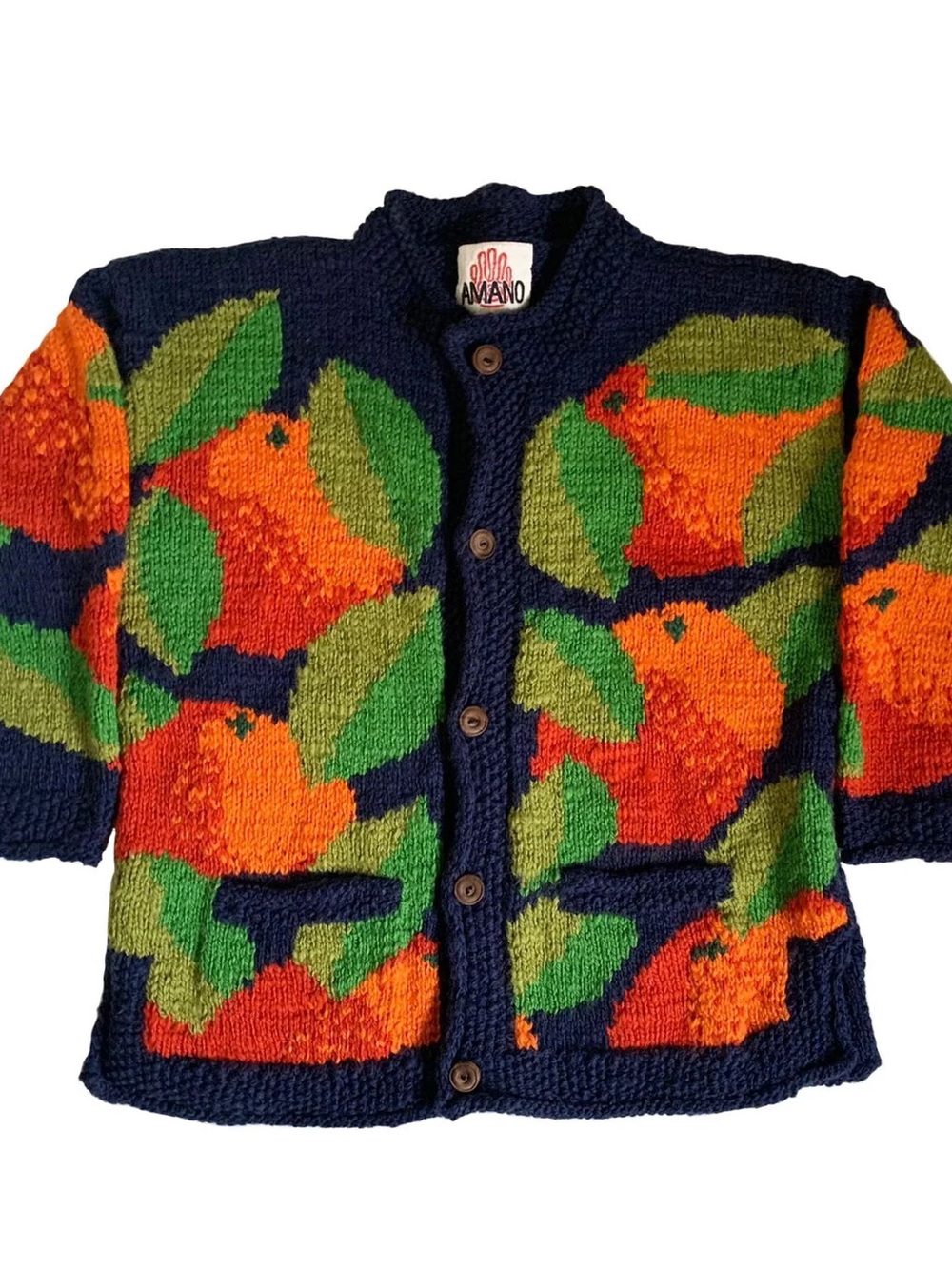 ISO!! ISO!!! Amano Orange Knit Cardigan